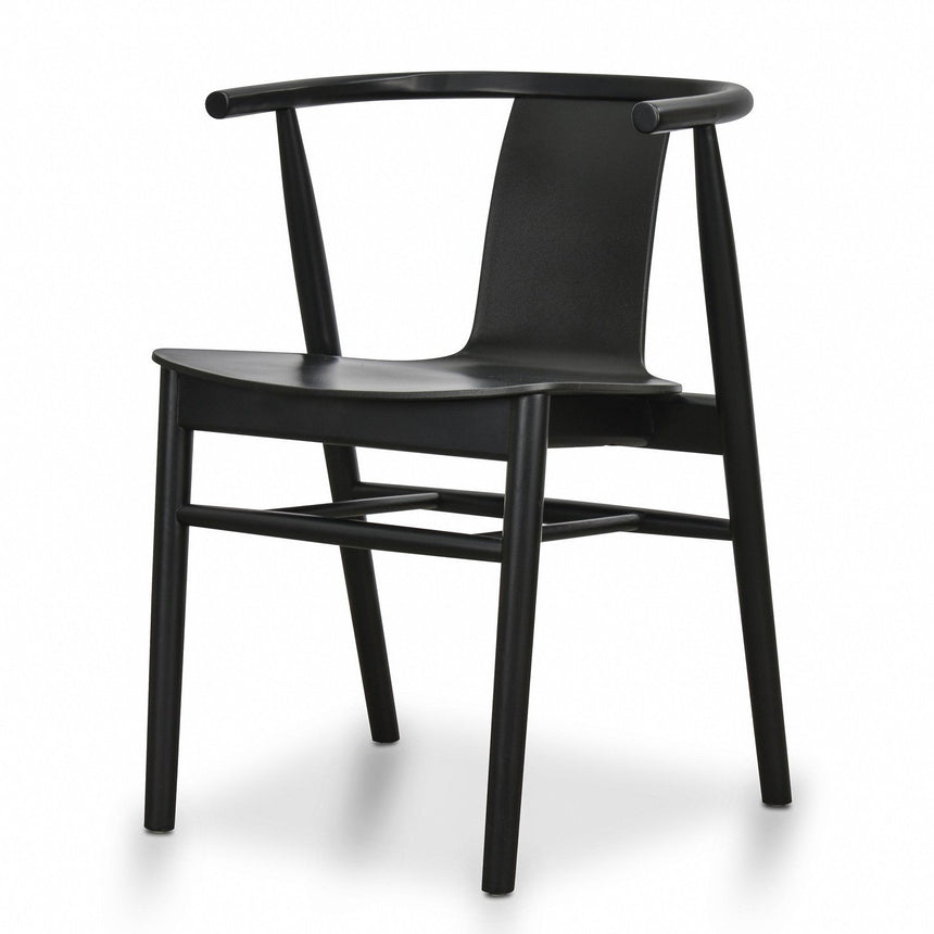 Dining Chair - Black Shell - Black Seat (Set of 2) - View 2