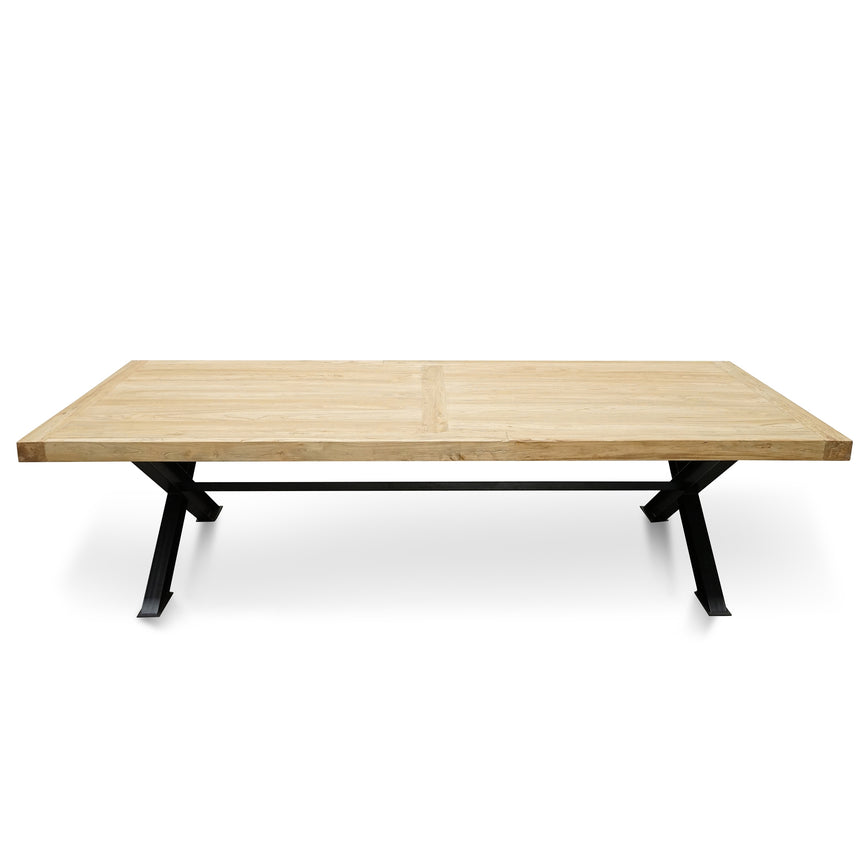 3m Reclaimed Dining Table - Natural - View 3