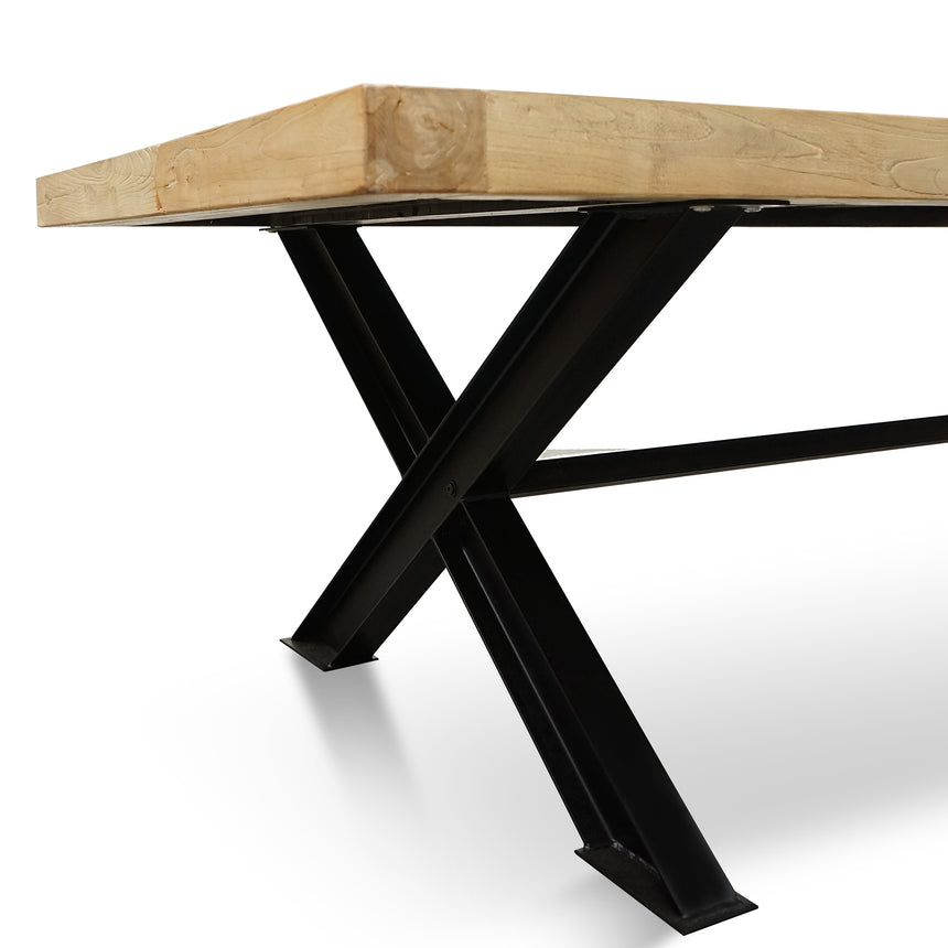 3m Reclaimed Dining Table - Natural - View 4
