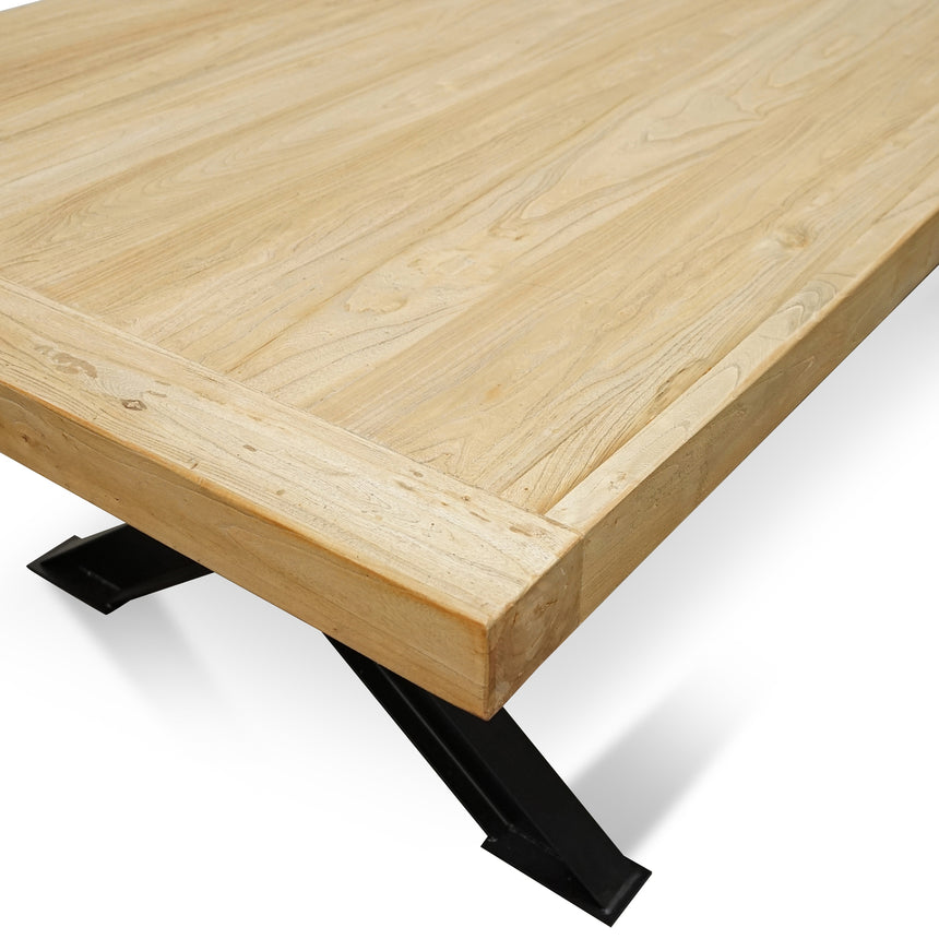 3m Reclaimed Dining Table - Natural - View 10