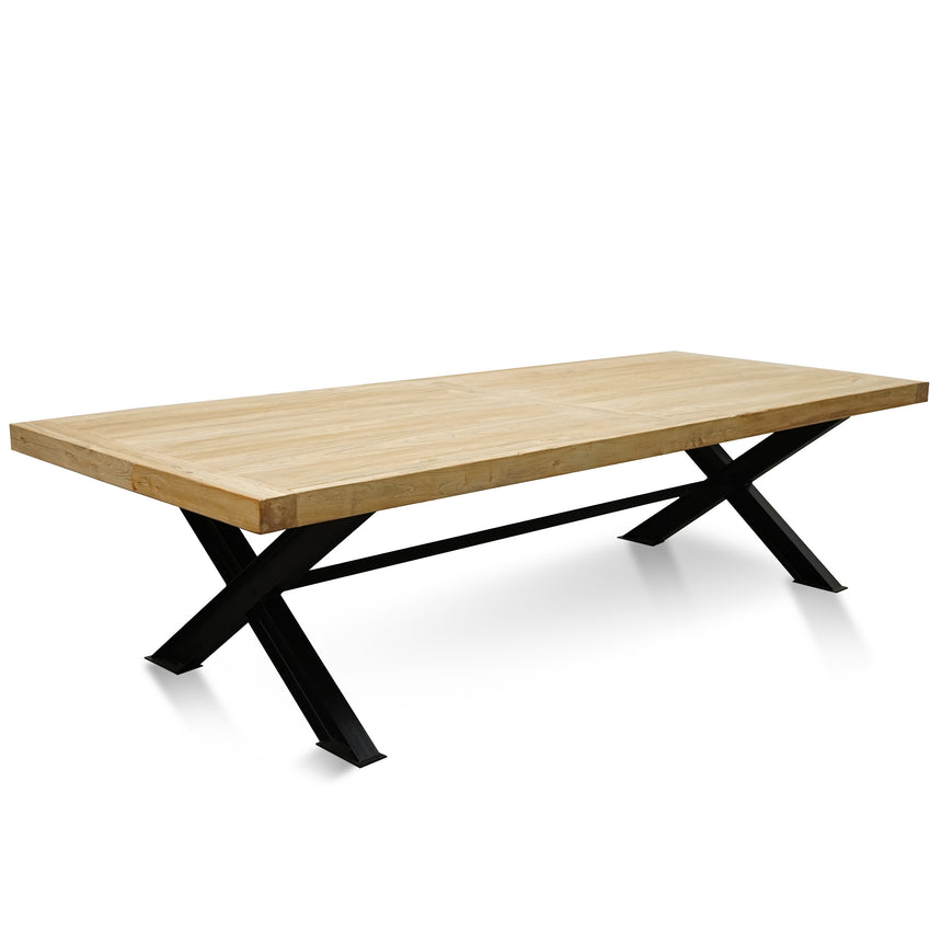 3m Reclaimed Dining Table - Natural - View 7