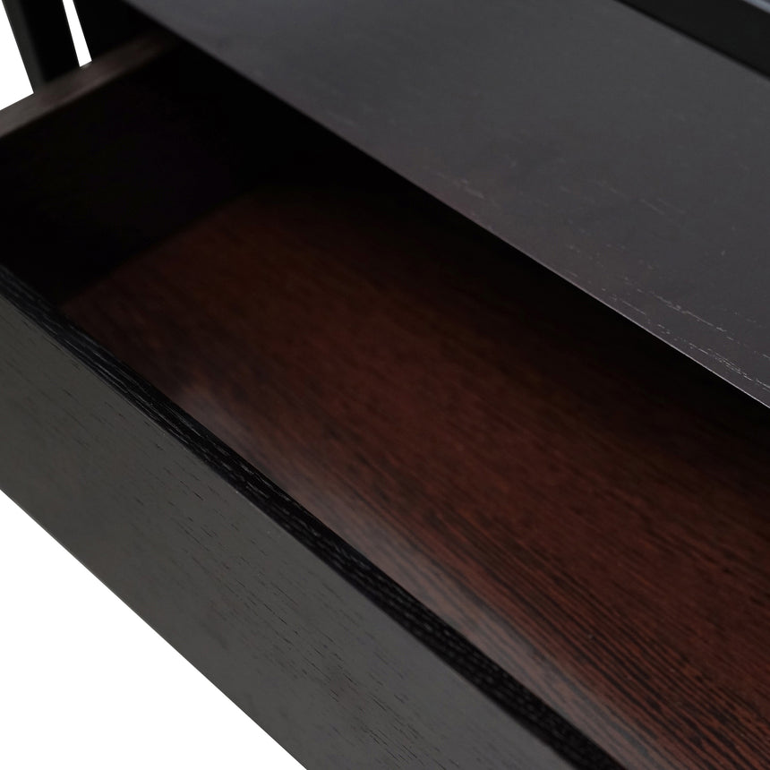 Glass Side Table | Full Black | Myka Home - View 5