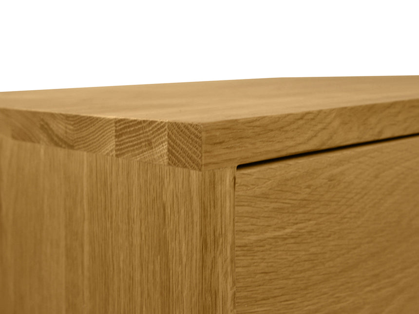 Wooden Bedside Table - Natural Oak - View 6