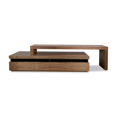 CTV305-BB 1.7-2.8m TV Entertainment Unit - Lowline - Walnut
