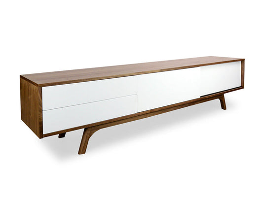 Ex Display - CTV359-BB 2.1m Entertainment TV Unit - Walnut