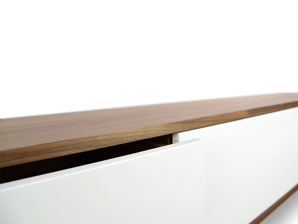 2.1m Entertainment TV Unit | Walnut | Myka Home - View 6