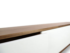 Ex Display - CTV359-BB 2.1m Entertainment TV Unit - Walnut