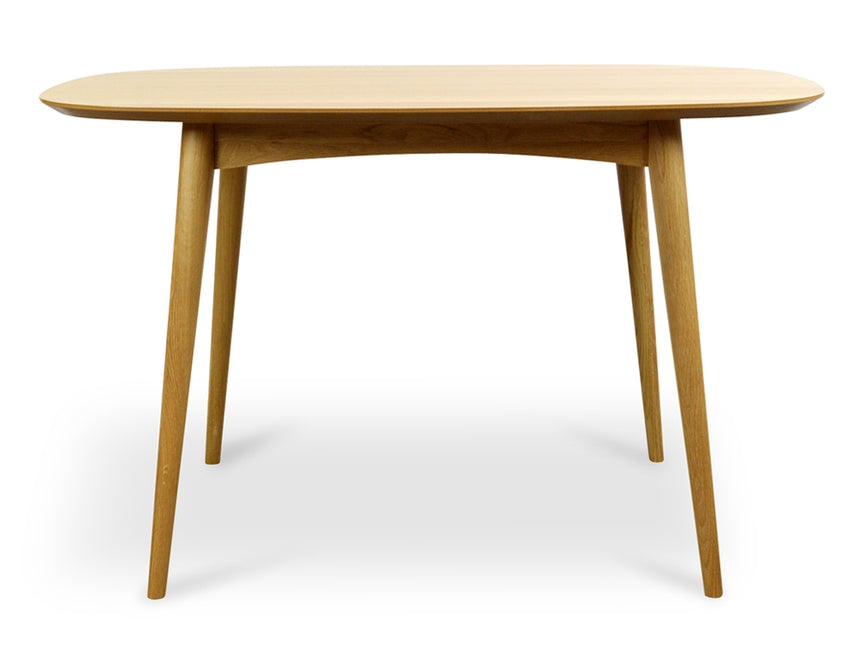 1.3m Fixed Dining Table - Natural - View 2