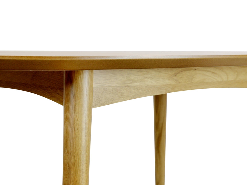 1.3m Fixed Dining Table - Natural - View 4
