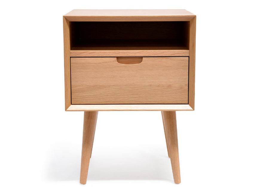 SQ Wooden Bedside Table - View 2
