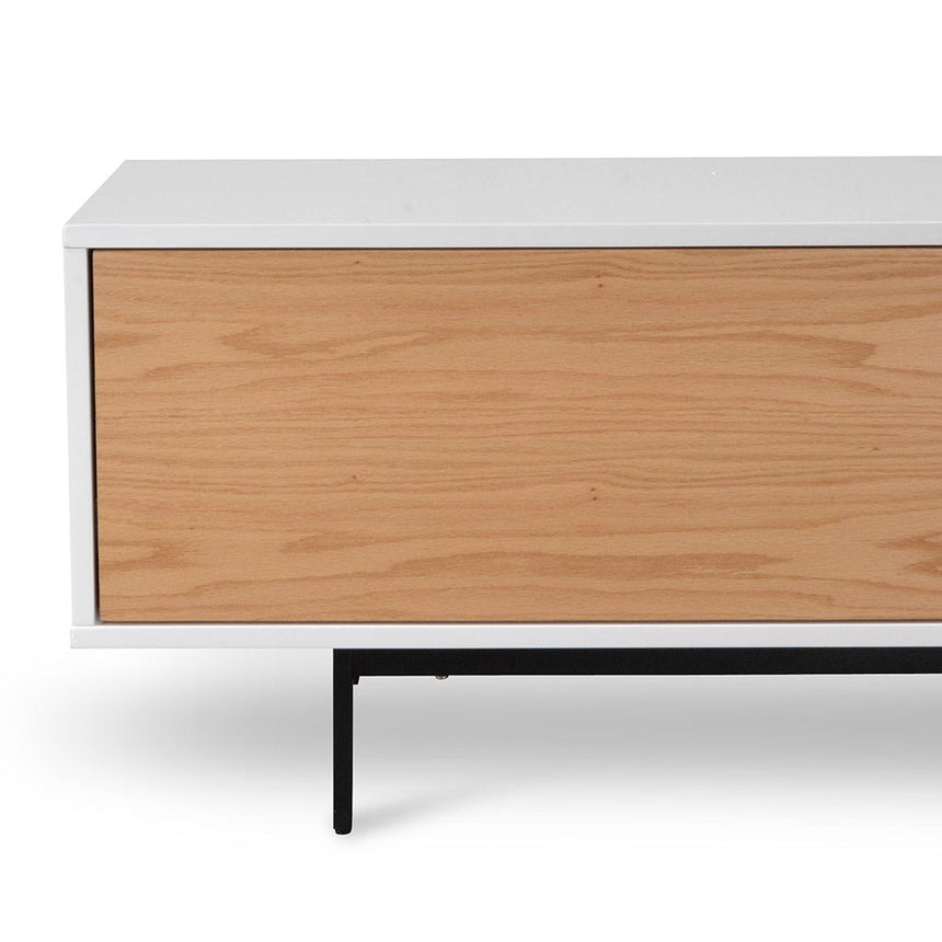 Ex Display - CTV1137-BB 2.3m TV Entertainment Unit - Lowline - Natural - View 3