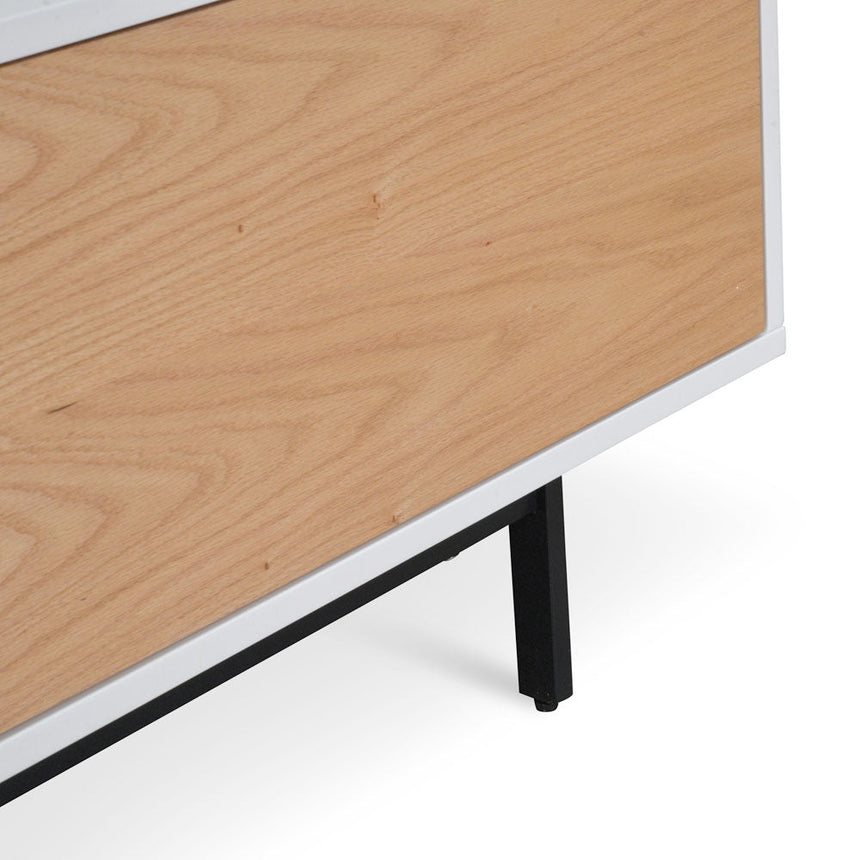 Ex Display - CTV1137-BB 2.3m TV Entertainment Unit - Lowline - Natural - View 5