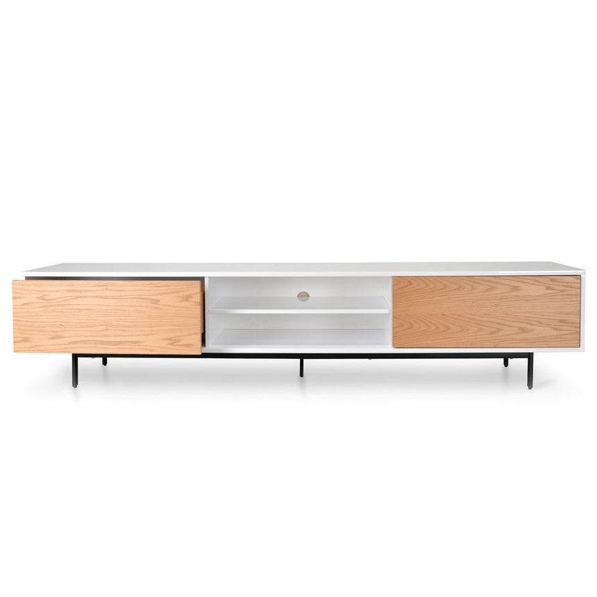 Ex Display - CTV1137-BB 2.3m TV Entertainment Unit - Lowline - Natural - View 8