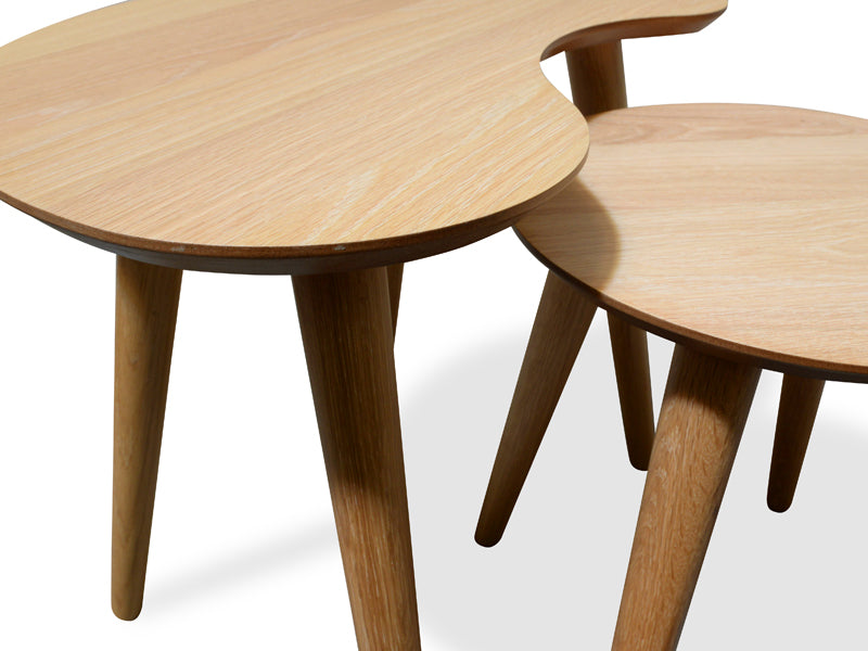 Ccf693N-Vn Nest Of Side Tables | Natural | Myka Home