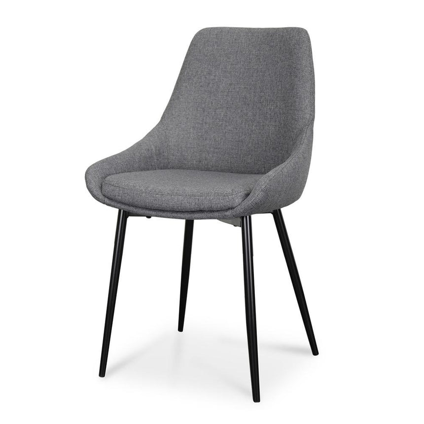 Dining  Chair - Dark Grey (Set of 2) - View 2