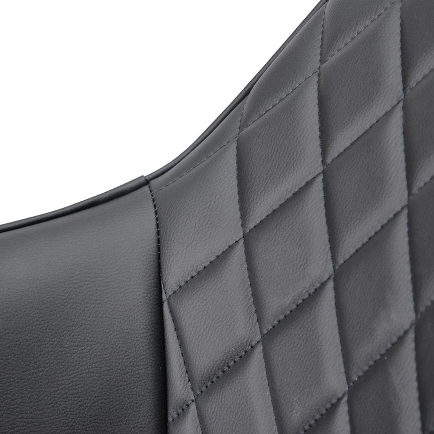 Dining Chair - Black PU (Set of 2) - View 9
