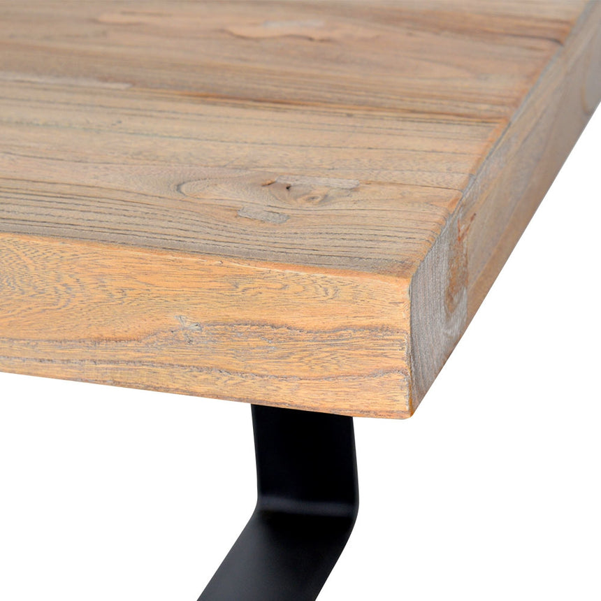 Reclaimed Dining Table 2.4m - Rustic Natural - View 6