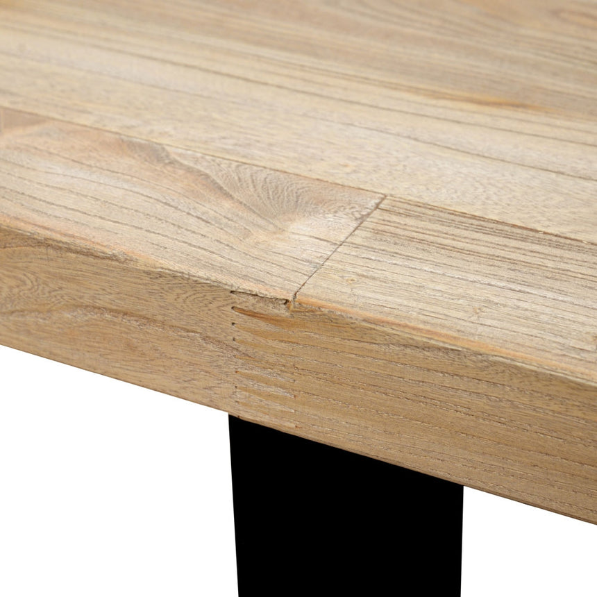 Reclaimed Dining Table 2.4m - Rustic Natural - View 8