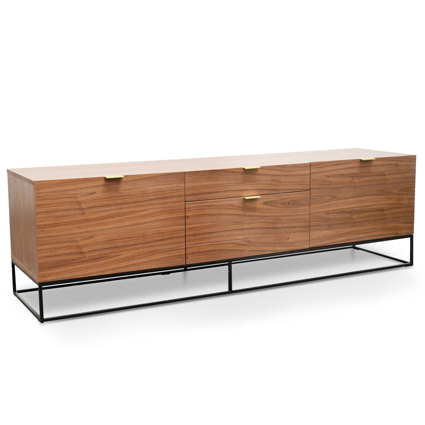 180cm Entertainment TV Unit | Walnut | Myka Home Secondary image