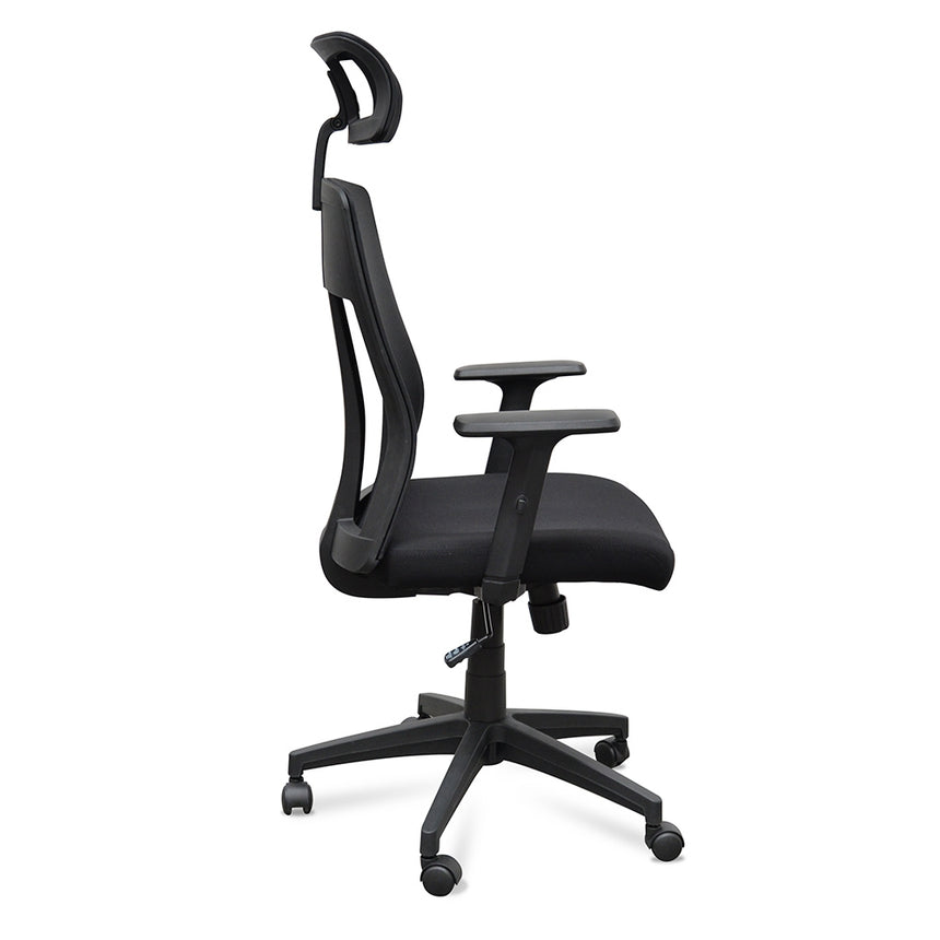 Mesh Office Chair | Black | Myka Home - View 3