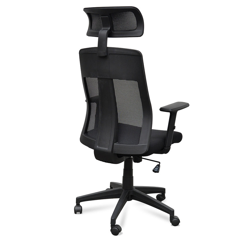 Mesh Office Chair | Black | Myka Home - View 4
