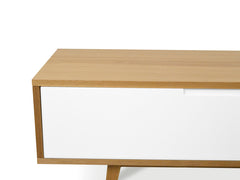 2.1m TV Entertainment Unit | Lowline - Natural | Myka Home