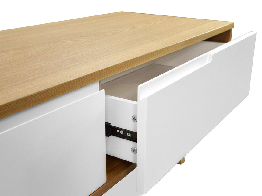 Ex Display - CTV861-DW 2.1m TV Entertainment Unit - Lowline - Natural - View 7