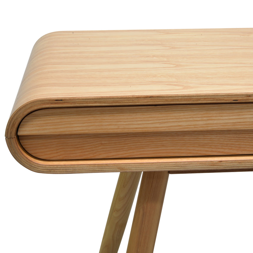 Narrow Wood Console Table- Natural - View 6