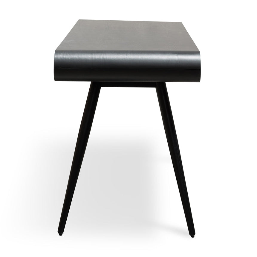Narrow Wood Console Table - Black 75cm (H) - View 6
