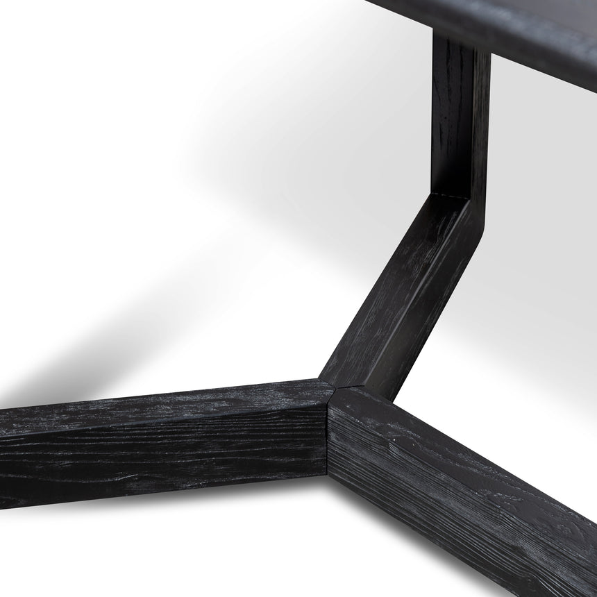 2.2m Dining Table - Black - View 11