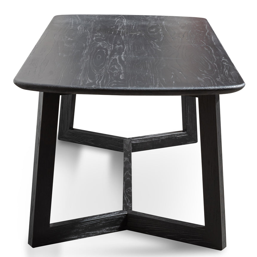 2.2m Dining Table - Black - View 3
