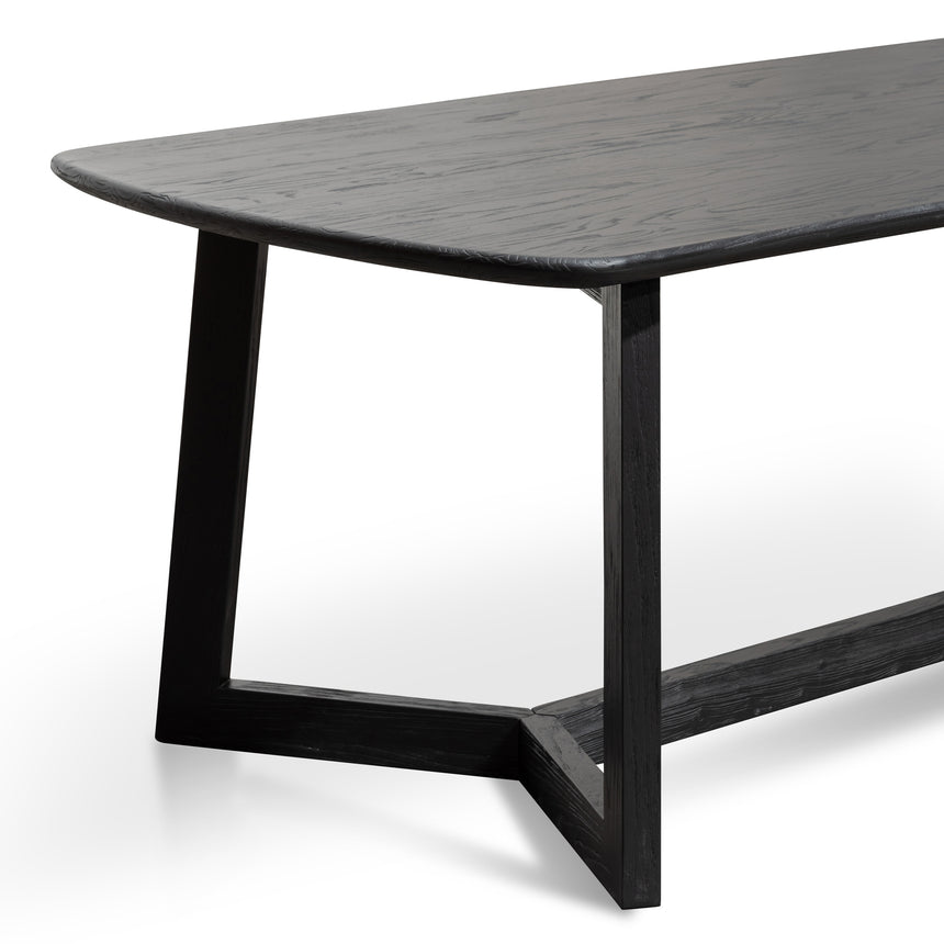 2.2m Dining Table - Black - View 4