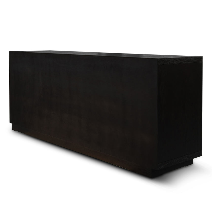 2m Buffet Unit - Textured Espresso Black - View 5