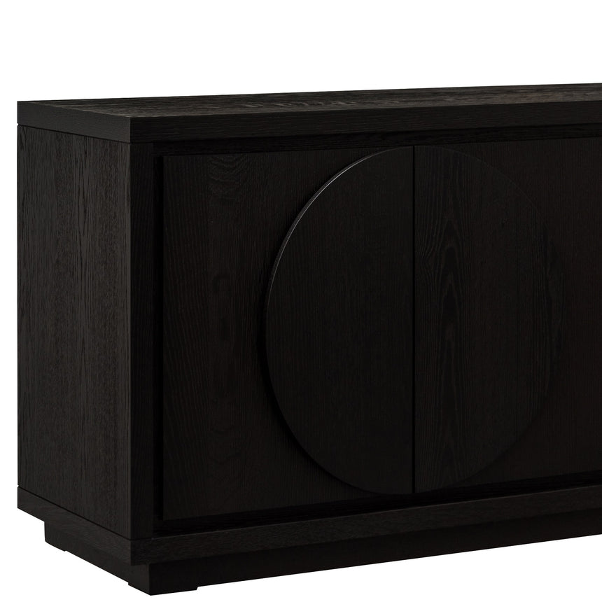 2m Buffet Unit - Textured Espresso Black - View 7
