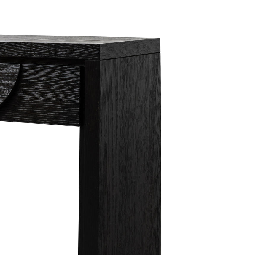 1.4m Console Table - Textured Espresso Black - View 8