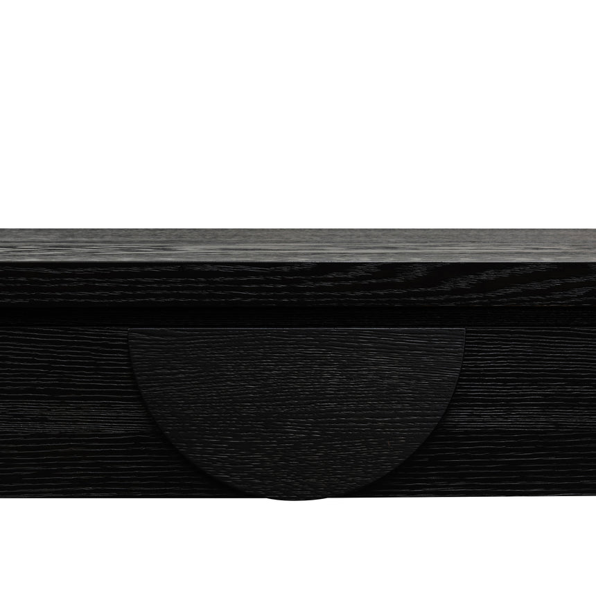 1.4m Console Table - Textured Espresso Black - View 9