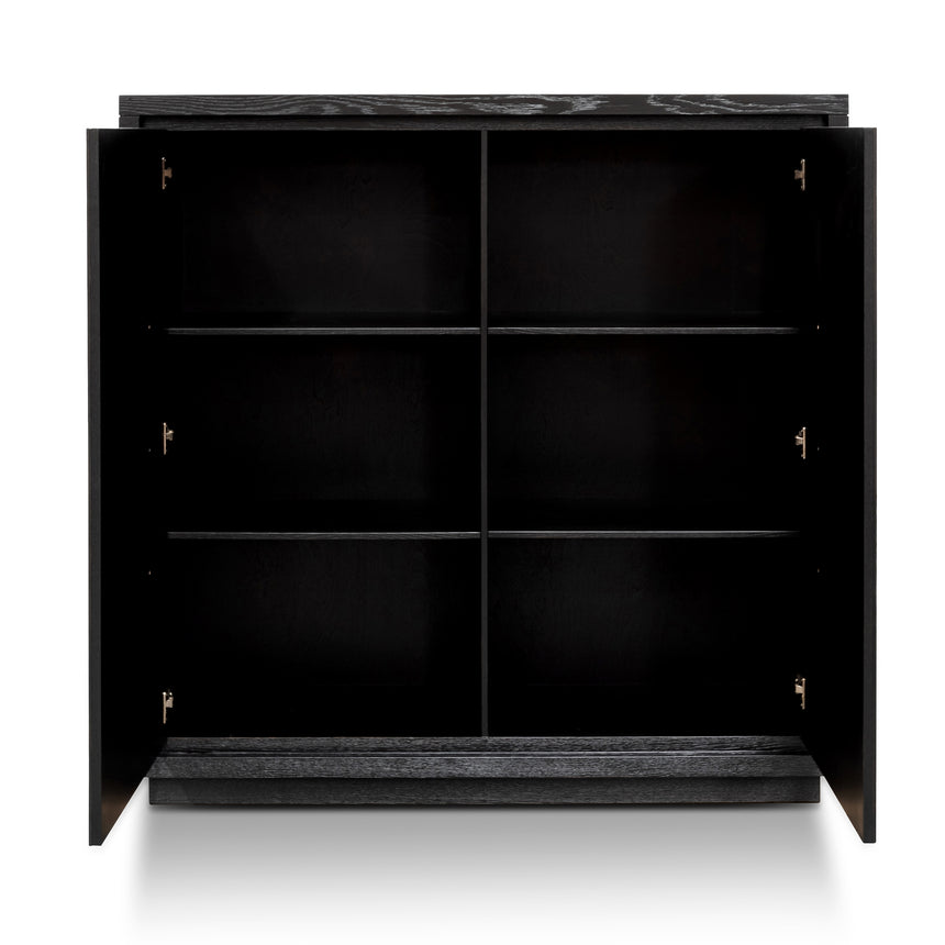 Storage Cabinet - Textured Espresso Black - View 3