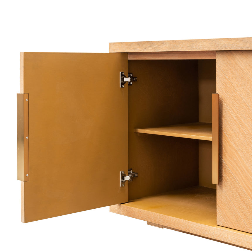 2m Buffet Unit - Dusty Oak - View 9
