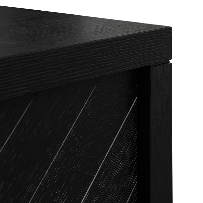 2m Buffet Unit - Textured Espresso Black - View 8