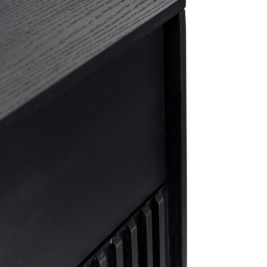 110cm Sideboard Unit - Black Oak - View 7