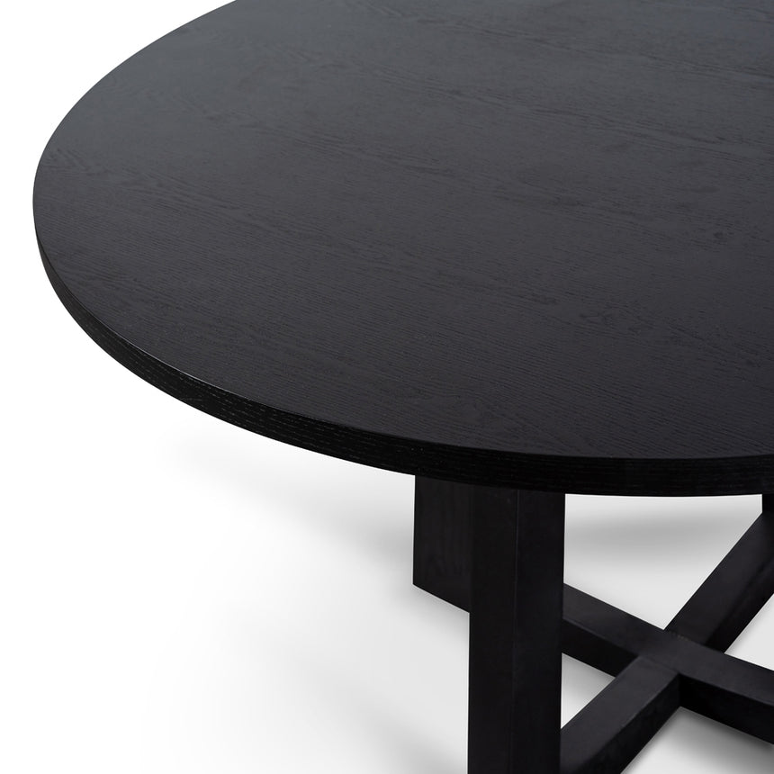 1.2m Dining Table - Black - View 2