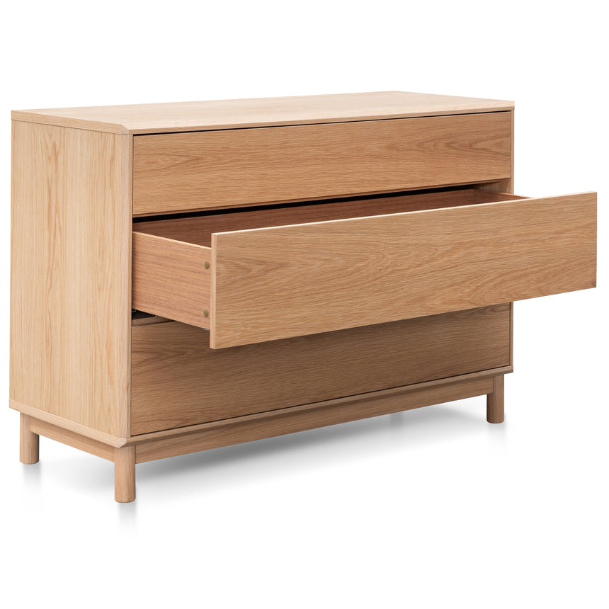 3 Drawers Dressing Table - Natural Oak - View 6