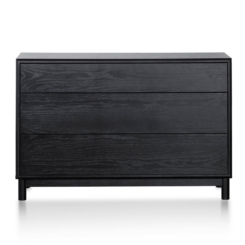 3 Drawers Dressing Table - Black Oak - View 2