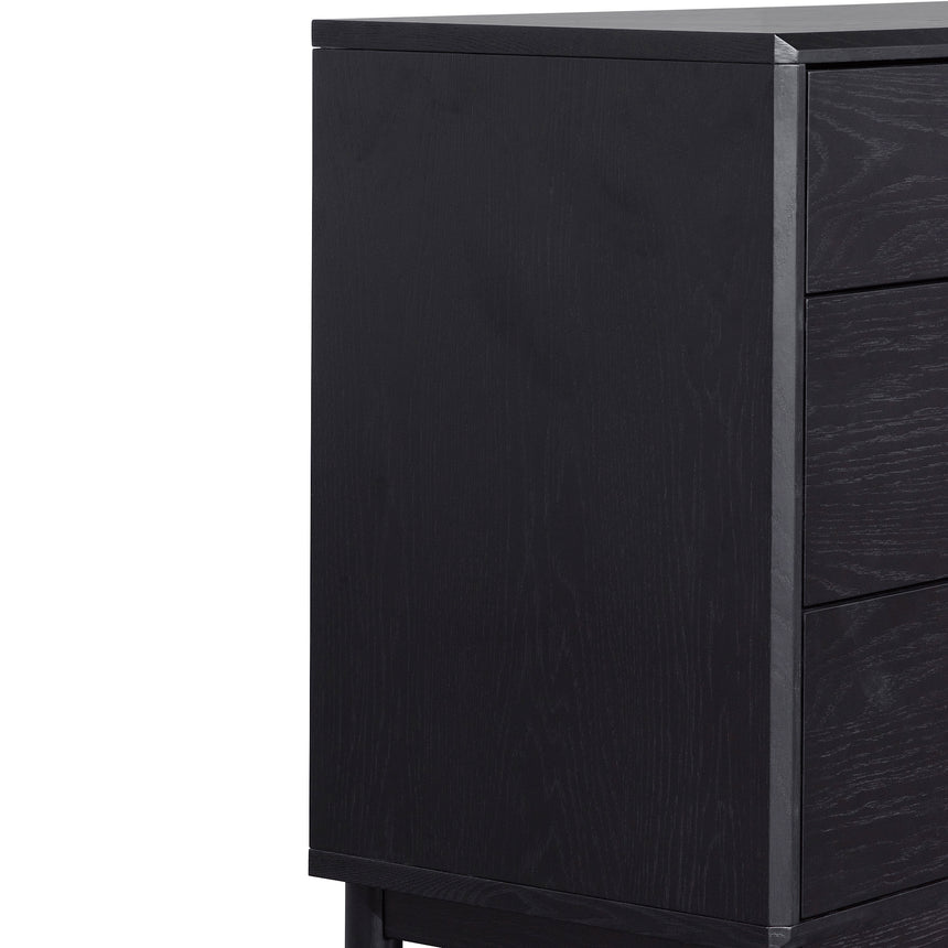 3 Drawers Dressing Table - Black Oak - View 6