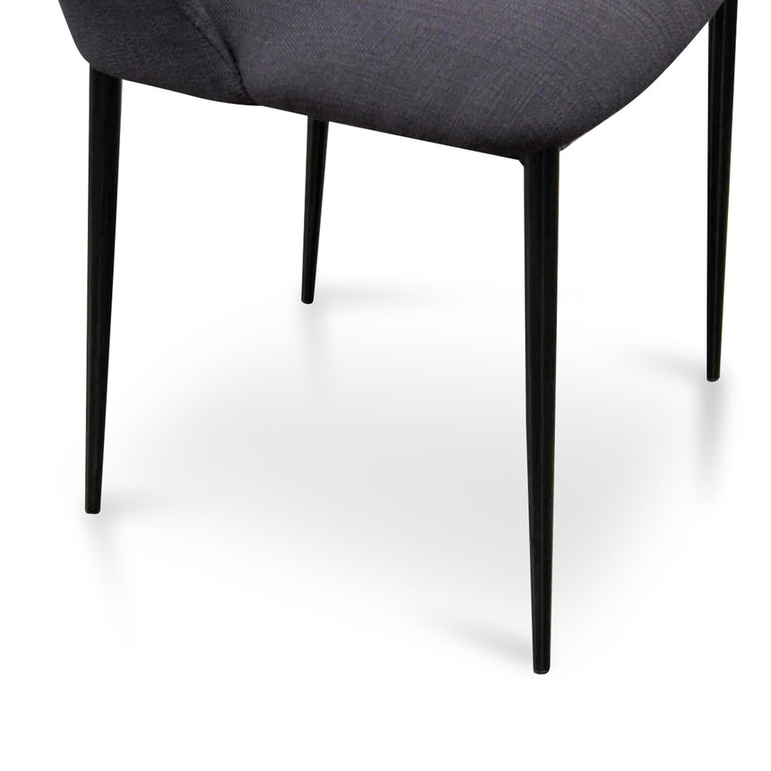 Dining Chair - Charcoal Grey - View 3