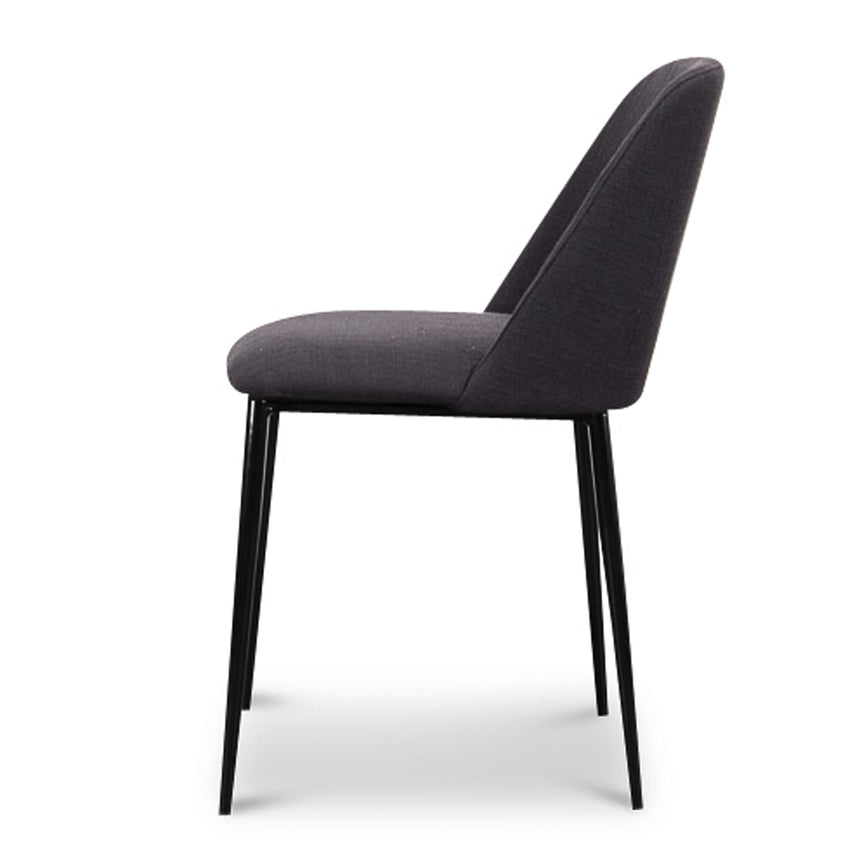 Dining Chair - Charcoal Grey - View 5