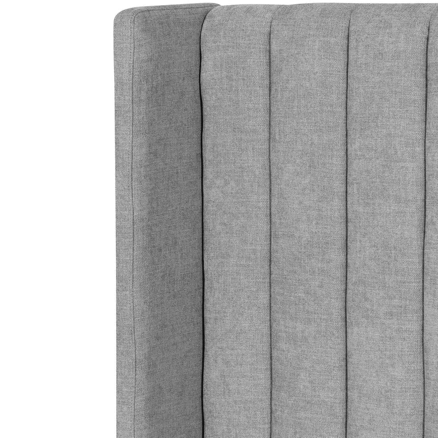 Wide Base Queen Sized Bed Frame - Flint Grey - View 7