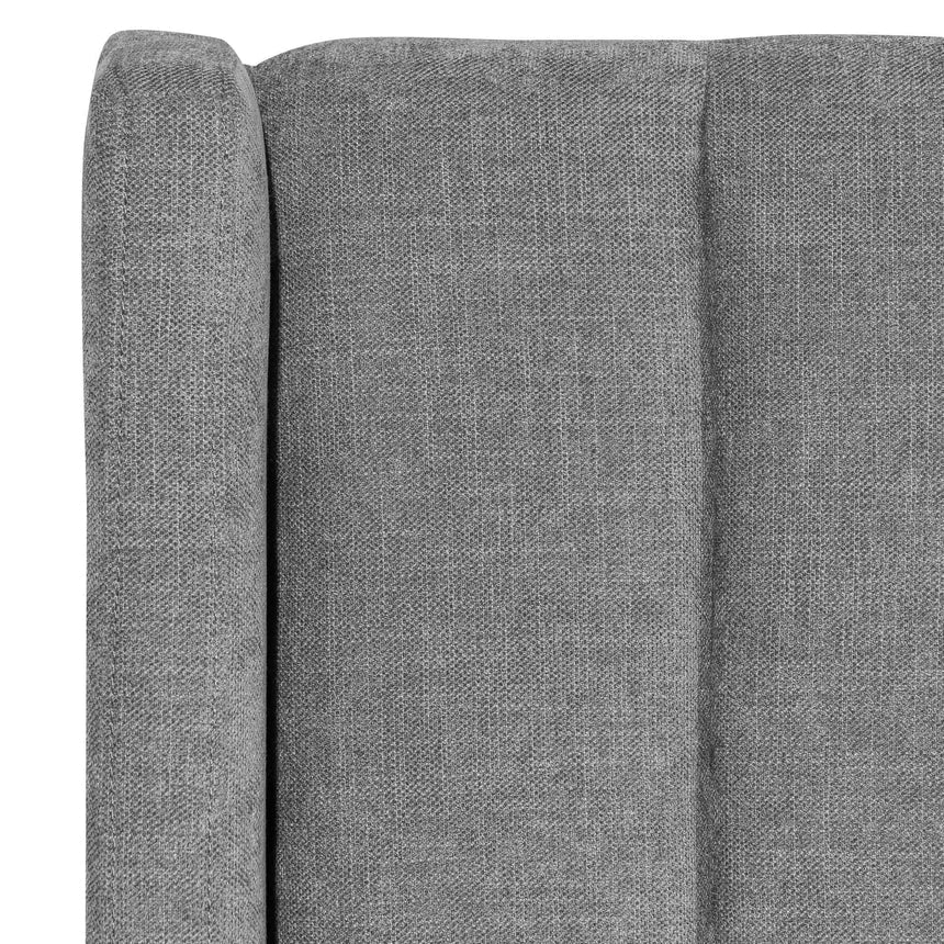 Wide Base Queen Sized Bed Frame - Flint Grey - View 6