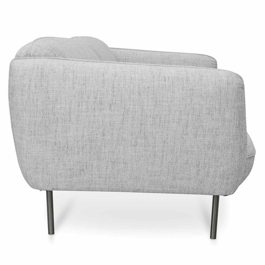 3 Seater Sofa | Light spec grey fabric | Myka Home - View 5