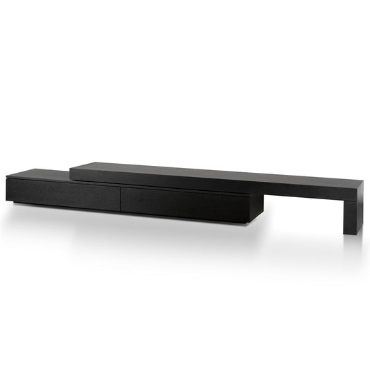 CTV6132-CN Extendable Entertainment TV Unit - Black Oak